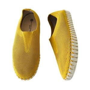 Eric Michael Yellow Lucy Mesh Slip On Sneaker Size Eu‎ 40